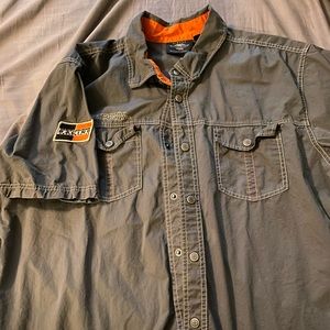 Harley Davidson button down shirt. Size 2XL.